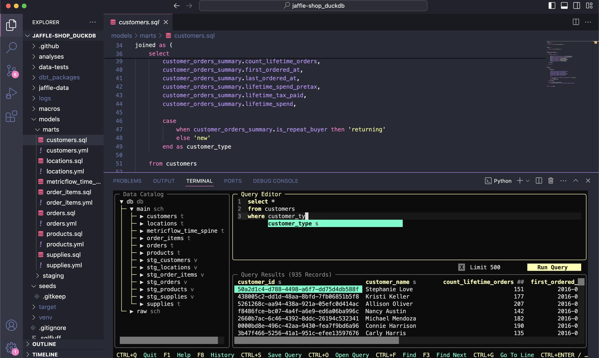 SQL IDE in Your Terminal &#8211; Harlequin